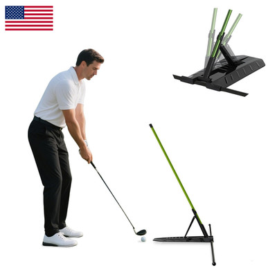 Tzvvi Golf Alignment Stick Holder Golf Training Aid Teaching Equipment For