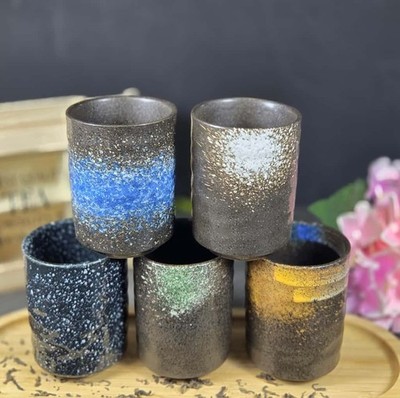 2er Set Japanische Teetasse Keramik Teetasse Becher 280ml - Galaxy Serie Design
