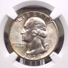 1938 "P" Washington SILVER Quarter 25c NGC MS66 #007 Gem BU Unc ECC&C, Inc.