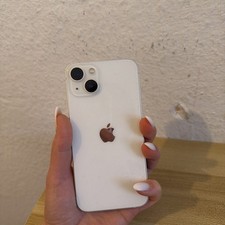 iPhone 13 Weiß 128 GB 73% Batteriekapazität.  Eine Kleine Kratzer Am Bildschirm
