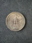 Vintage Letcher Mint 1974 1 oz .999 Silver Heraldic / Standing Eagle Round