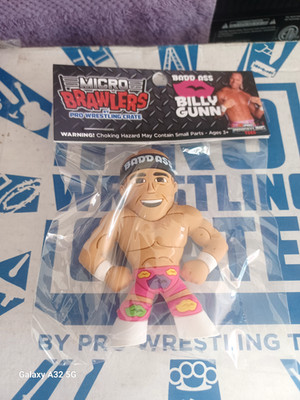 Badd Ass Billy Gunn  Pro Wrestling Crate  Micro Brawlers  SUPER  RARE  DX  