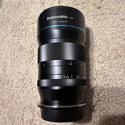 SIRUI 35mm f1.8 1.33x Anamorphic Lens Canon RF Mount