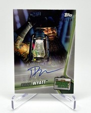 Bray Wyatt 2019 Topps WWE Money In The Bank Base On Card Auto /199 #A-BW RIP