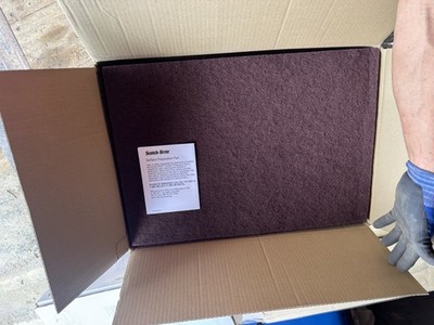 3M SPP14X20 Scotch-BriteTM 14'' x 20'' Surface Preparation Pad - 10/Case