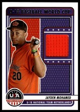 2023 Panini Stars & Stripes #U18-JM Jayden Mohamed Netherlands Materials