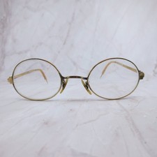 Vintage Ful-Vue Round Eyeglasses 1/20 12K Gold Filled Frames Gold Tone SKU 28829