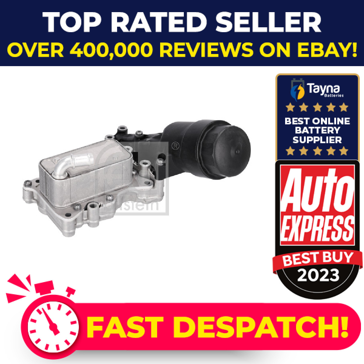 Housing, oil filter fits MERCEDES SLK250 R172 2.2D 2012 on OM651.980 A6511800610