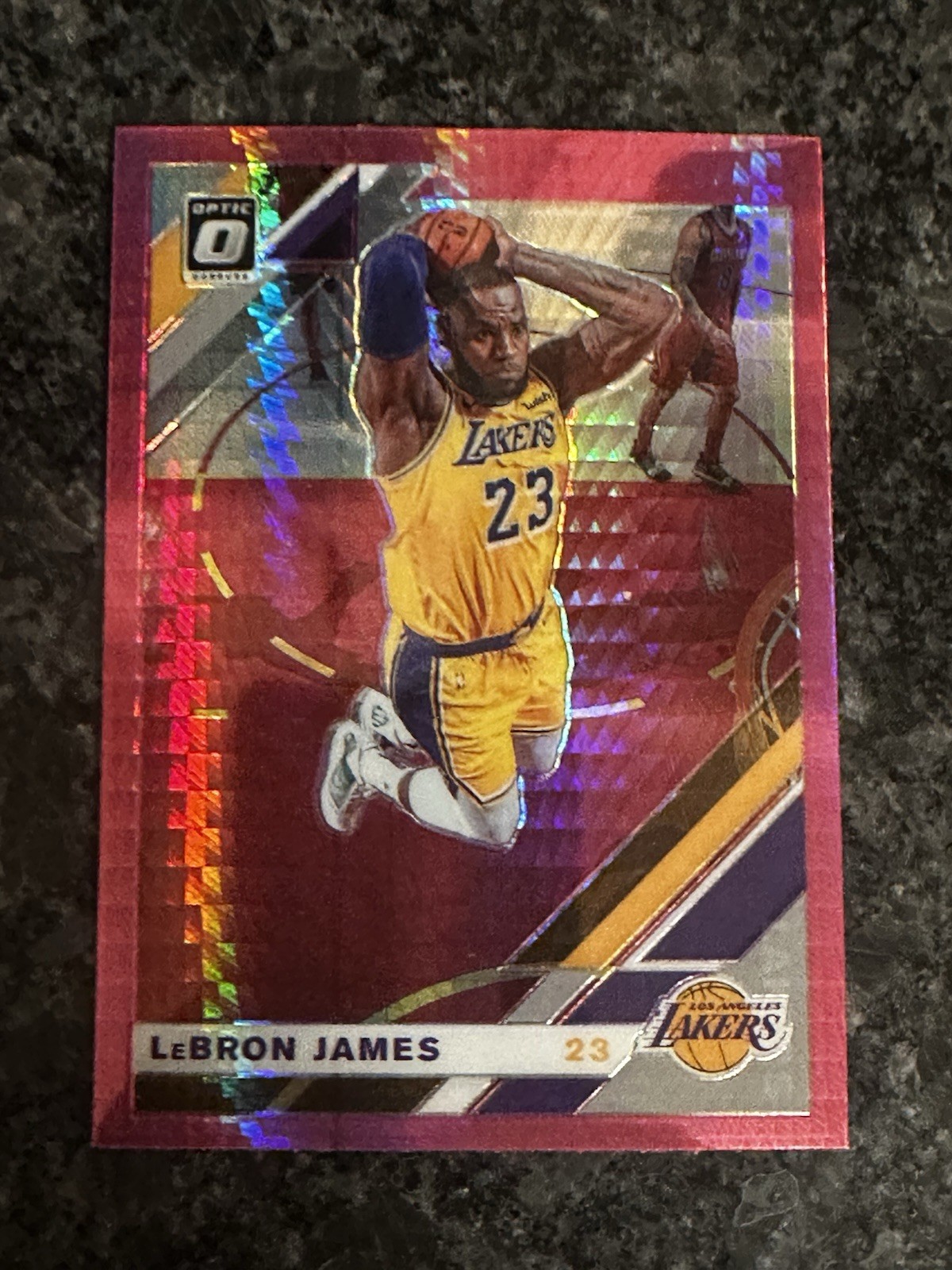 2019-20 Panini Donruss Optic - LeBron James #60 Pink Hyper Prizm
