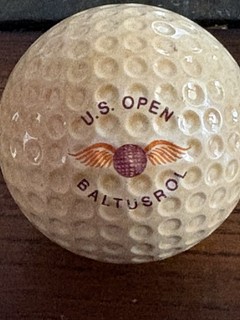 1980 US Open Logo Golf Ball Baltusrol New Jersey Jack Nicklaus Winner