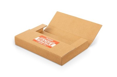 Kayritonz 50 Pack 9x6x1.3 inch Corrugated Cardboard Boxes, Multi-Depth CD DVD Sh