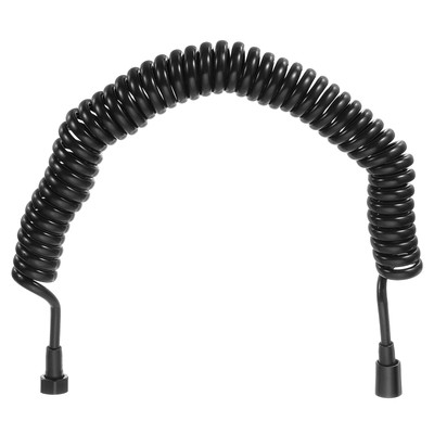 Bidet-Sprührohr, 5 m Bidet-Federschlauch, flexibles Duschrohr, schwarz