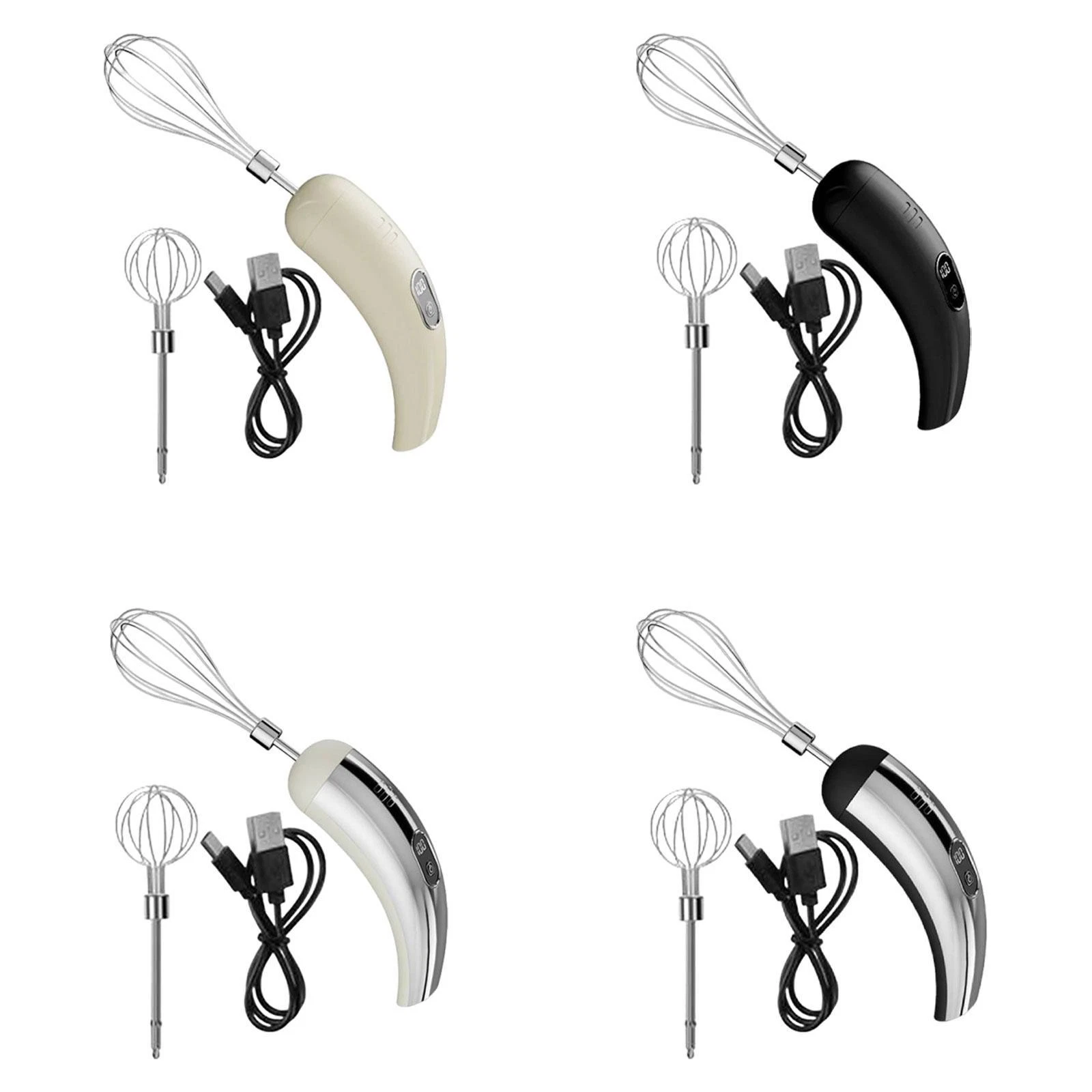 Cordless Hand Mixer Electric Milk Frother Comfortable Multipurpose Coffee Whisk
Opens in a new windo