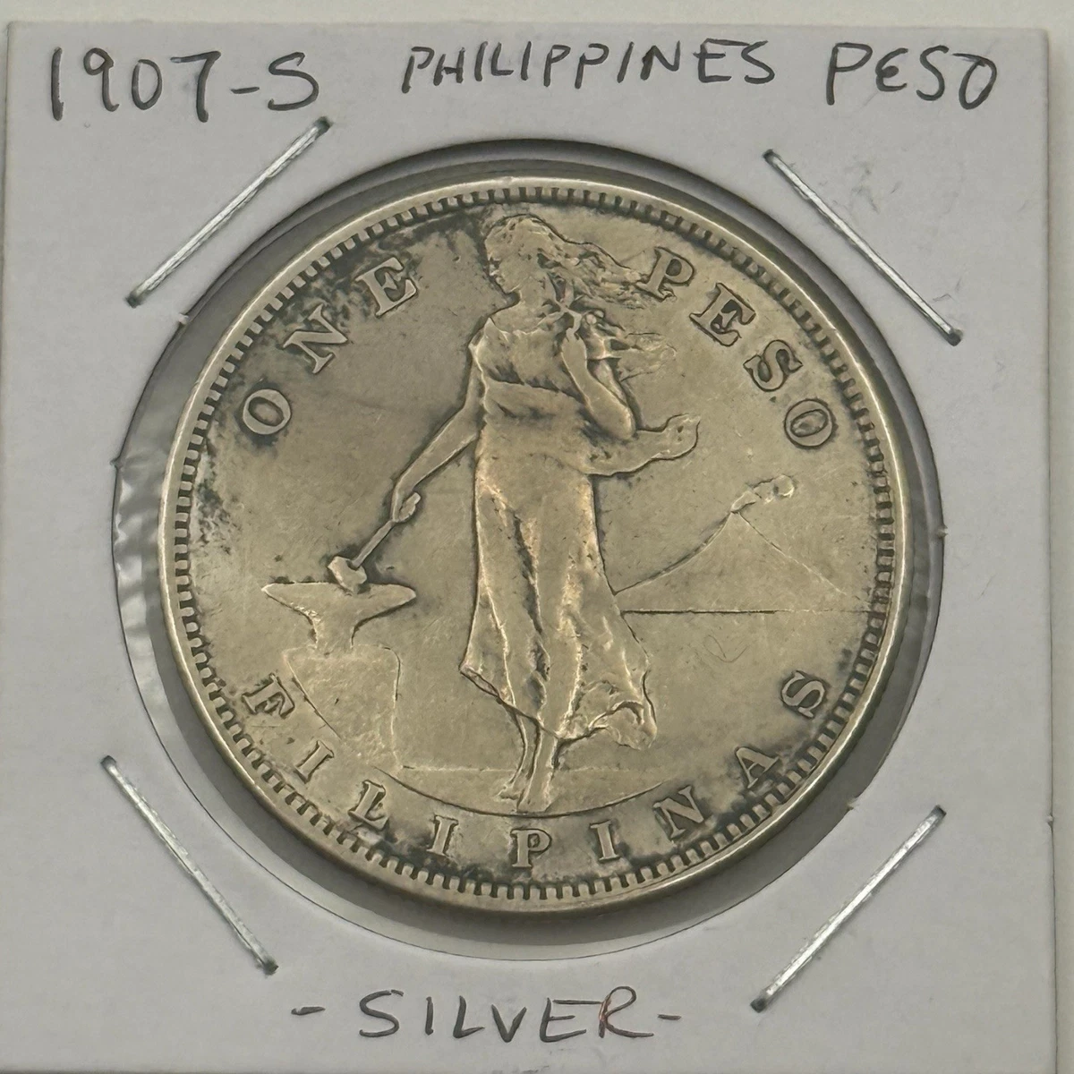Circulated Silver 1907 Year U.S. Philippine Coins (1898-1946) for