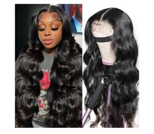 Human Hair Glueless Wig 5x5 HD Lace Closure Body Wave 100 human Hair Lace Wig