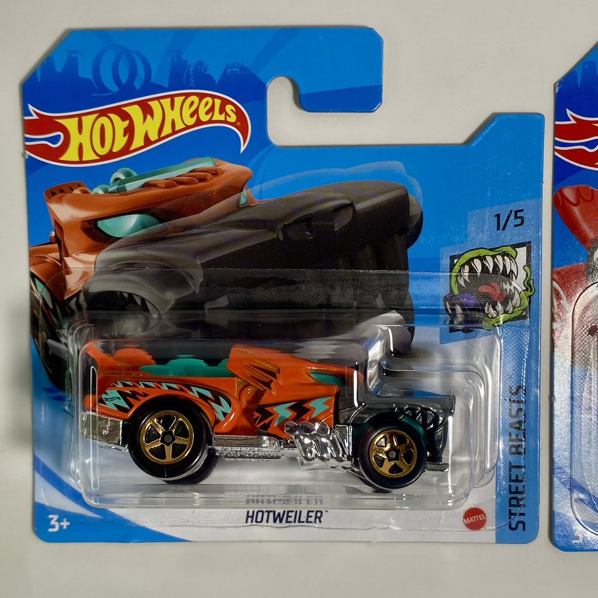 2021 Hot Wheels Short Card Hotweiler & Turtoshell 1:64 Street
