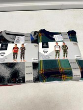 2-Pack Member's Mark Pajama Set Boys X-Small 4/5 Multicolor Long Sleeve Pullover