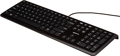 Amazon Basics Keyboard and 3-Button USB Mouse Combo HK3069 - Black