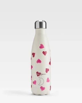 Chillys Mehrweg Edelstahl Trinkflasche 500ml - Emma Bridgwater Herzen
