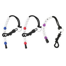 3 Pcs Golf Scorer Bead Chain Golfing Scoring Beads Stroke Counter