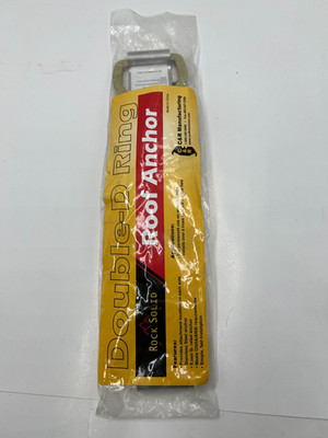 C&R Manufacturing Reusable Rock Solid Double D-Ring Roof Anchor Heavy Duty