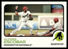 2022 Topps Heritage Alcides Escobar Washington Nationals #308
