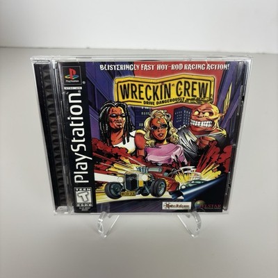 Wreckin' Crew (Sony PlayStation 1, 1998) Complete CIB W/ Reg Card