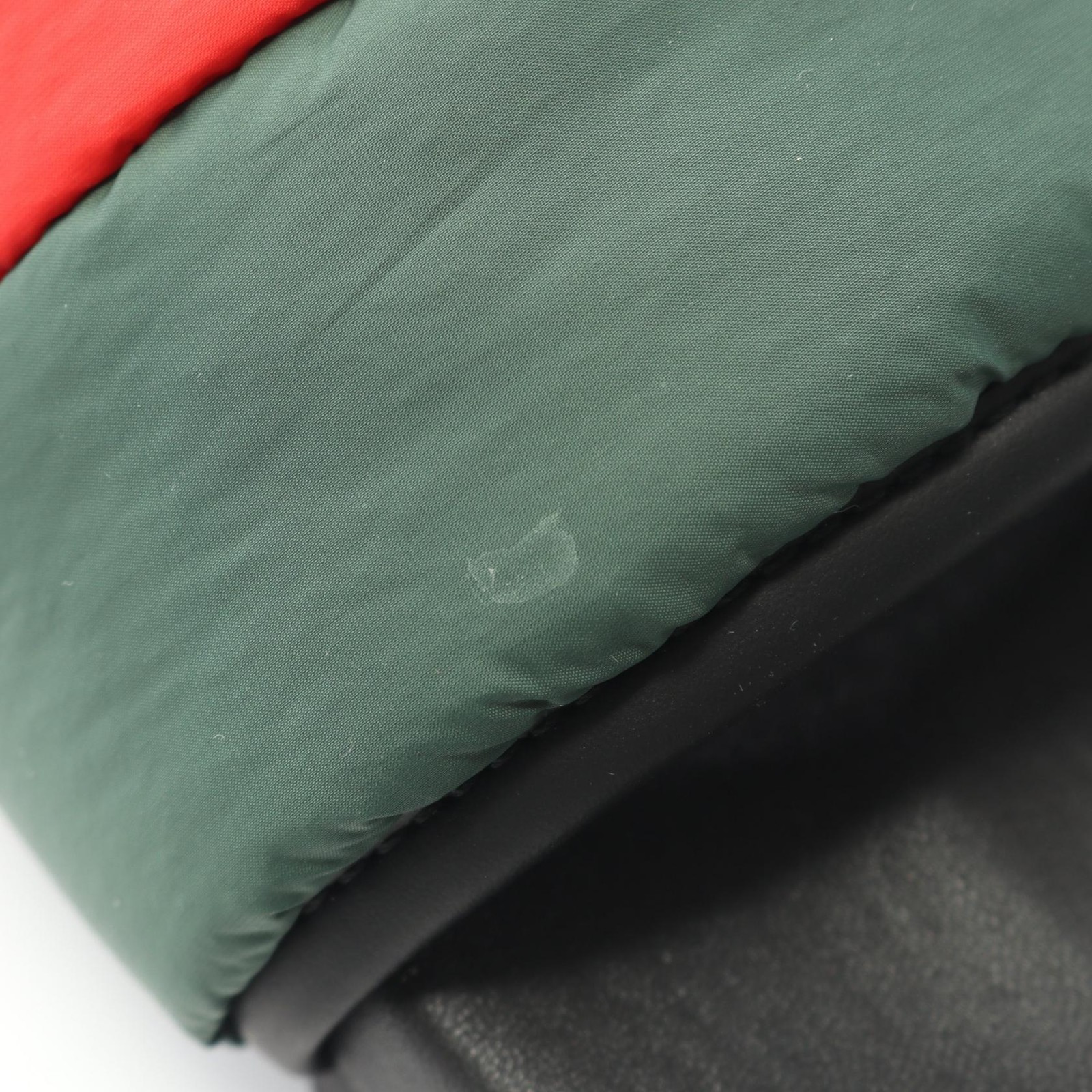 GUCCI Sherry line padded sandals shoes nylon ladies green/red 700320 thumbnail 7