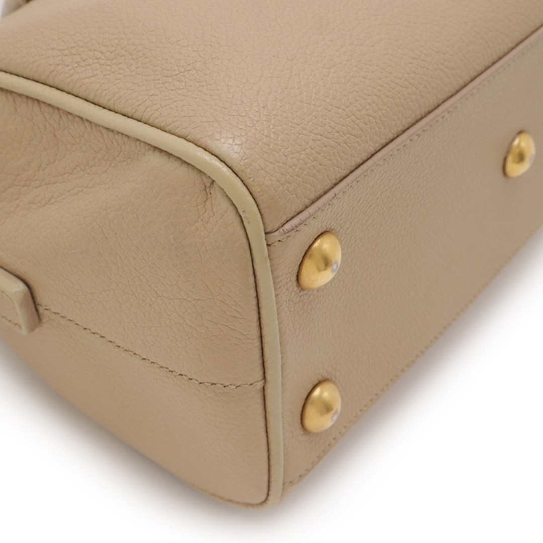 Saint Laurent Paris Ysl Yves Borsone Bambino Mini Borsa a Mano 2 Vie Borsa a Tracolla Beige