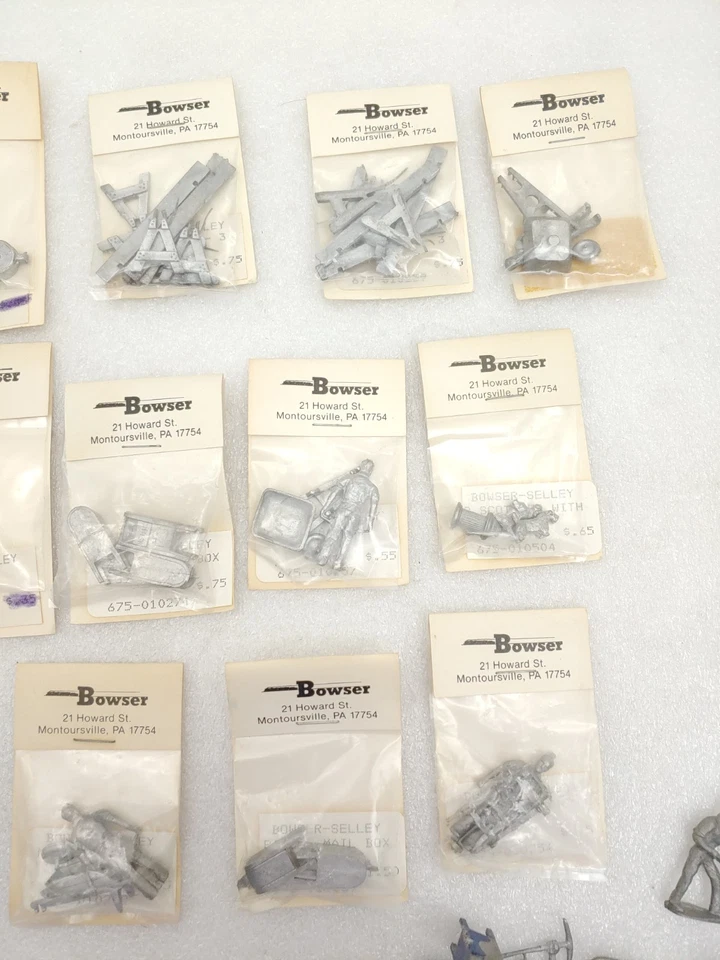 Browser O Scale Pewter Figures And Accessories 17 Kits 12 Loose - Image 3 of 4
