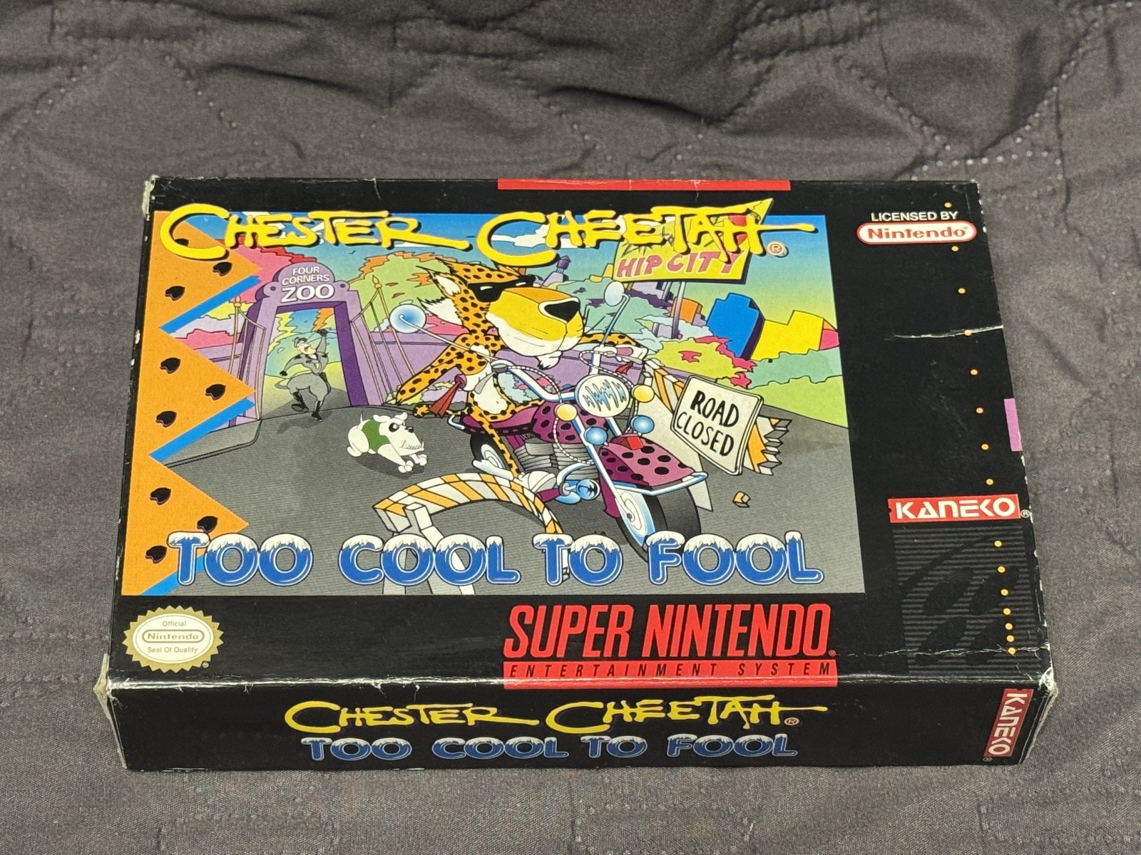 Chester Cheetah Too Cool to Fool  *  Snes Box Only * Super Nintendo Original box