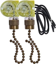 Ceiling Fan Light Switch Zing Ear ZE-109 E89885 ZE-109, Bronze 