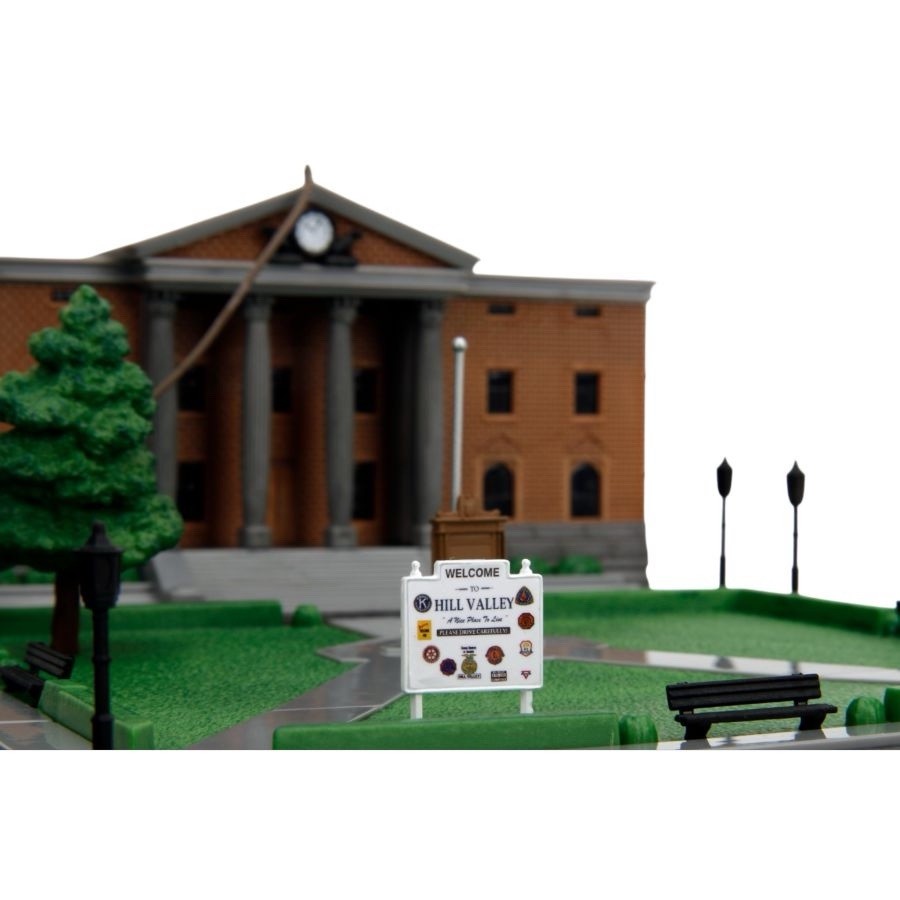 Coffret Retour Vers Le Futur Hill Valley - Voitures Miniatures Nano 1:100 Jada