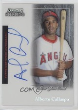 2004 Bowman Sterling Refractor 144/199 Alberto Callaspo #BS-AC Auto 0jd0