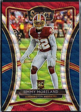 2019 Panini Select Premier Level Tri-Color Prizm /199 #105 Jimmy Moreland RC