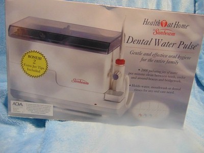 Sunbeam Dental Water Pulse Flosser Waterpik Manual Instuctions Model 6282-401