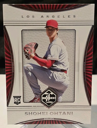 Shohei Ohtani  2018 Panini Limited Baseball Rookie Card RC Pitcher Edition Rare