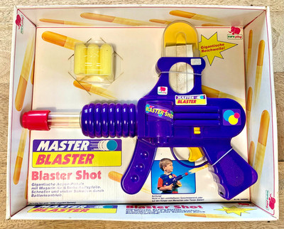 VINTAGE Euro-Play MASTER BLASTER Gun Shot OVP 80er 90er Spielzeug SELTEN NEU