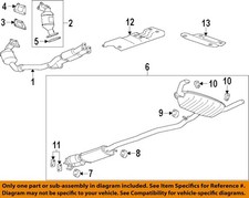 GM OEM 10-16 SRX Exhaust Components-Converter Pipe Gasket 20952540