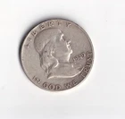 1949 P FRANKLIN SILVER HALF DOLLAR  -NO COMBINED SHIPPING