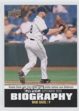 2010 Upper Deck Season Biography Wade Davis #SB-193 0f4