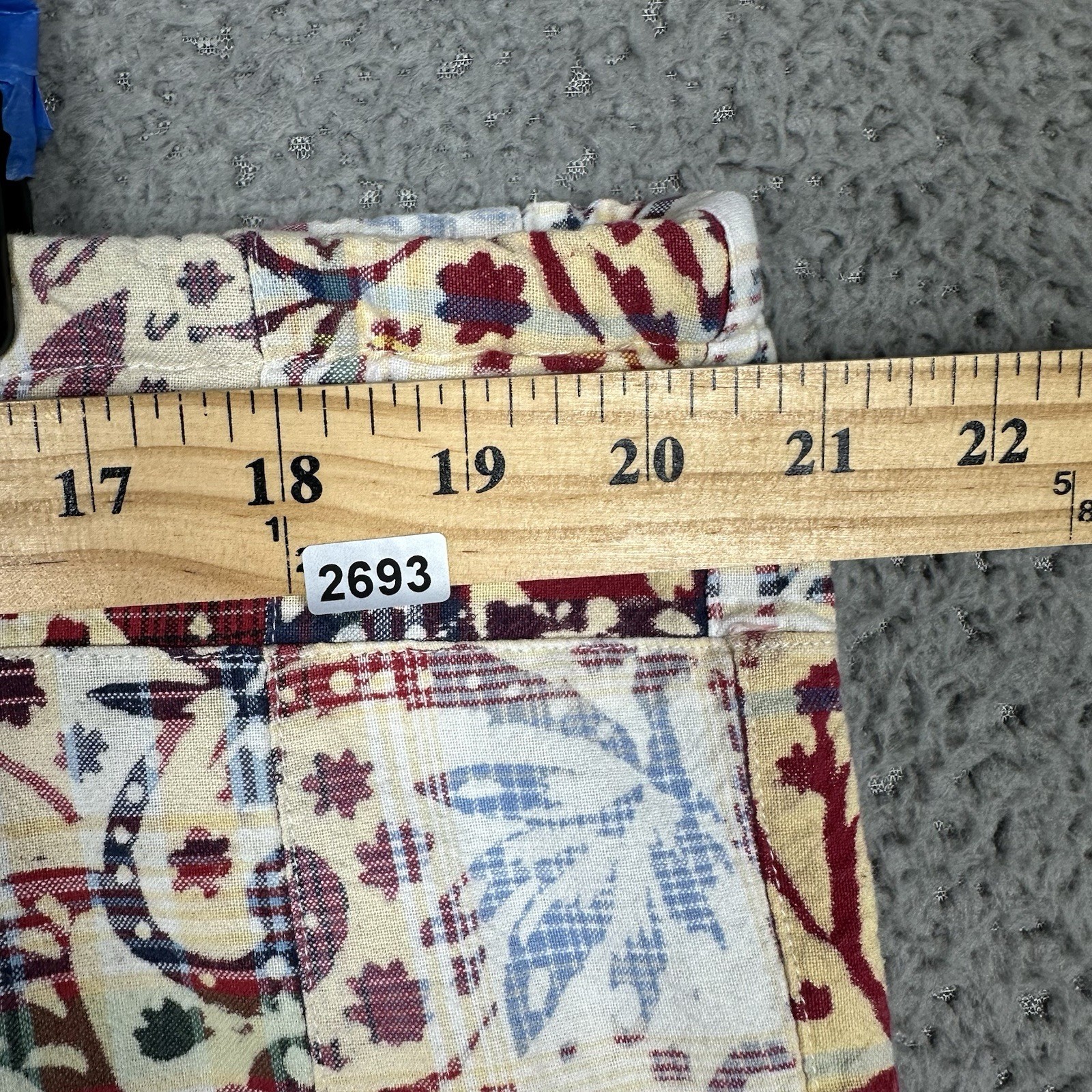 Skidz One Size Patchwork Drawstring Pants Tapered… - image 10