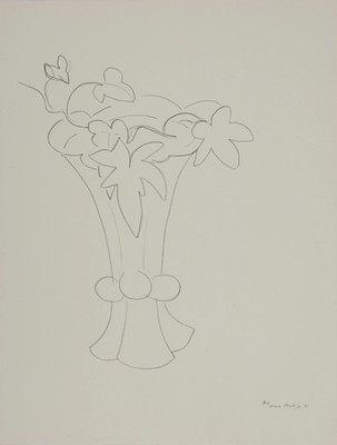 Henri MATISSE: Frühlingsstrauß   Signierte Lithografie