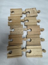 BRIO Wooden Train Tracks Small Connector Pieces, Thomas and Friends 10 pieces