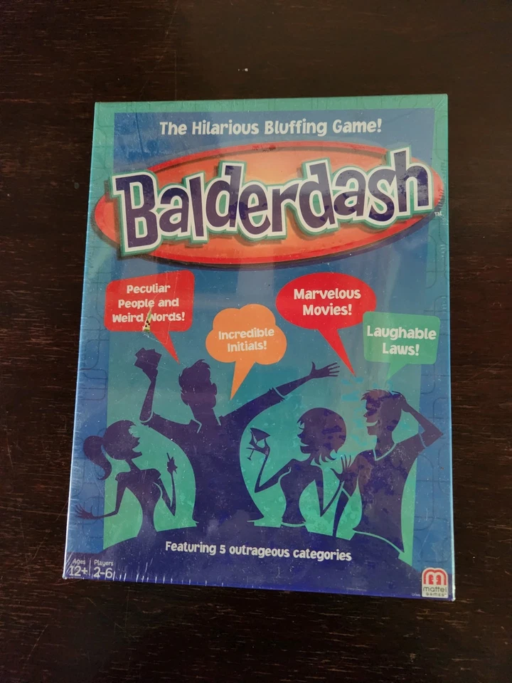 Vintage Gameworks BALDERDASH Hilarious Bluffing Board Game New Sealed - Image 2 of 3