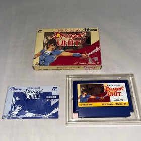 Dragon Unit Athena Famicom FC Box Manual Japan