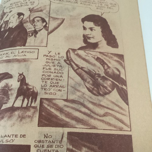 1961 SPANISH MEXICAN COMICS EL LATIGO NEGRO #54 EDAR COMIC WESTERN MEXICO - Picture 7 of 9