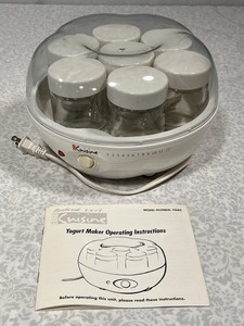 Euro Cuisine YM100 Automatic Electric Homemade Yogurt Maker with Serving Jars