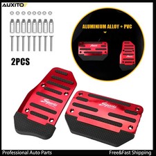 Non-slip Automatic Gas Brake Cover Foot Pedal Pad Universal Car Red Accessories