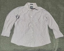 Saddlebred Men's 16 1/2 34/35 Striped Long Sleeve Shirt